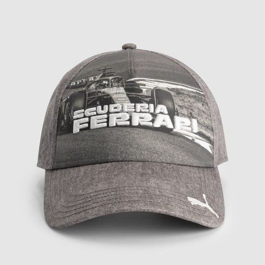 Scuderia Ferrari F1 Graphic Car Hat Gray