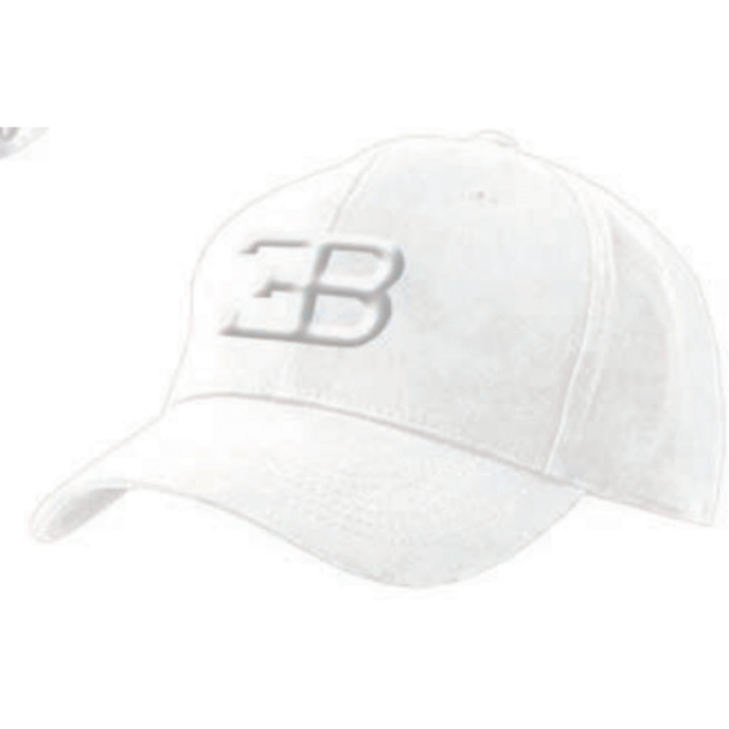 Bugatti Collection EB White Hat - Embroidered White Logo