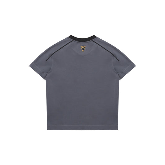 Lamborghini Kid's Sportswear Large Shield Logo T-Shirt Grey
