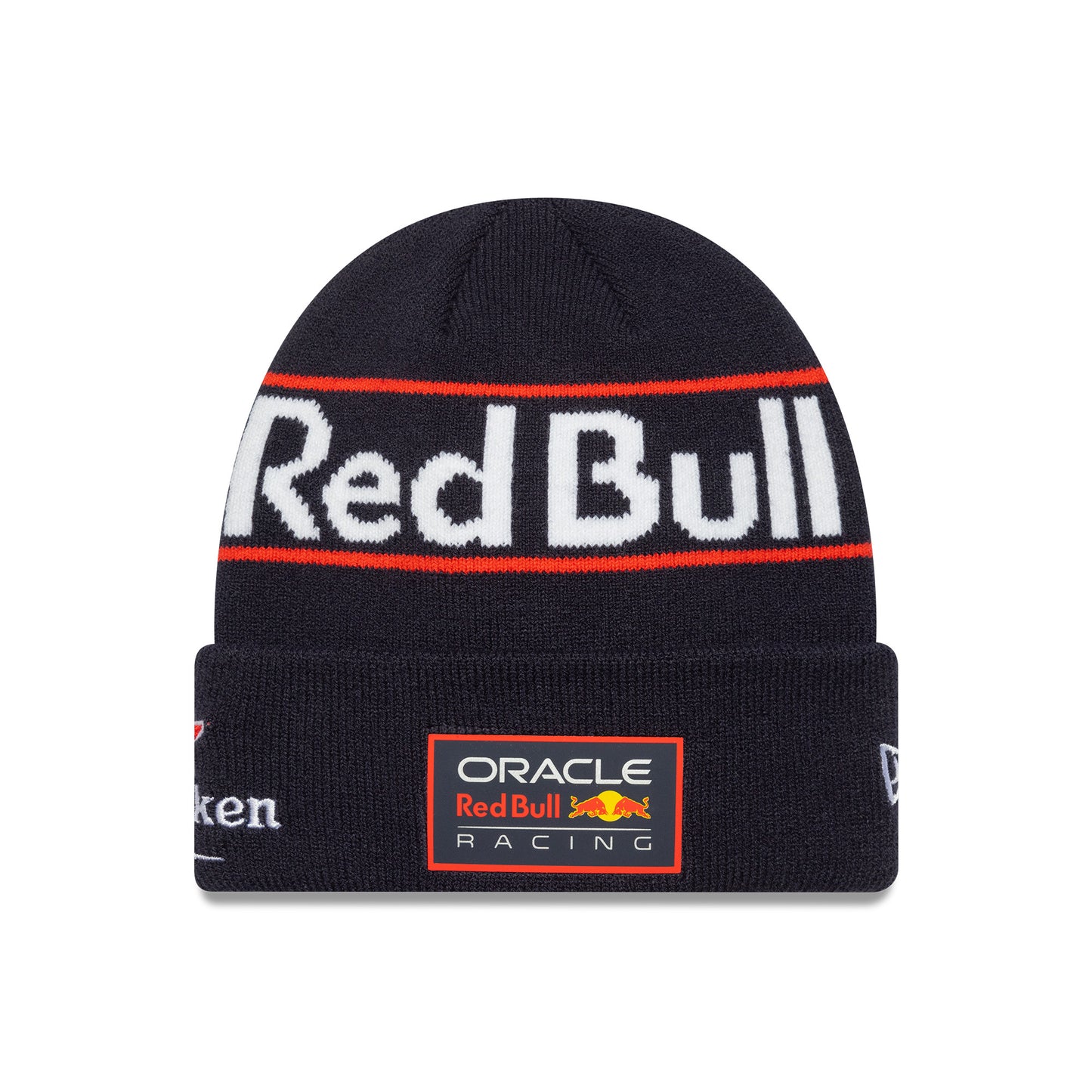 Red Bull Racing Max Verstappen Cuff Knit Beanie Hat Dark Blue