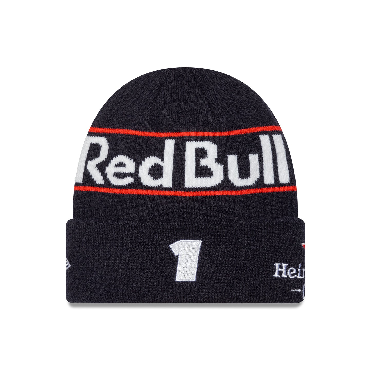 Red Bull Racing Max Verstappen Cuff Knit Beanie Hat Dark Blue