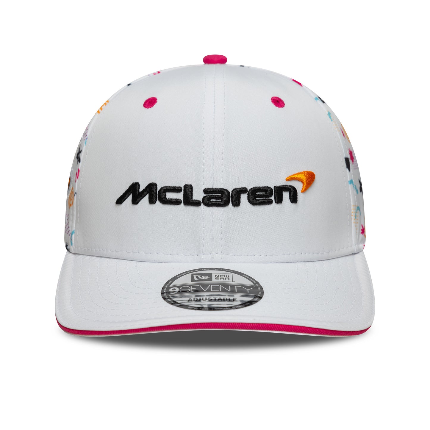 McLaren Racing F1 2025 Special Edition Miami GP Hat White