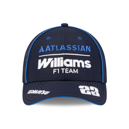 Williams Racing F1 2026 Team Alex Albon Driver M-Crown Adjustable Hat Navy