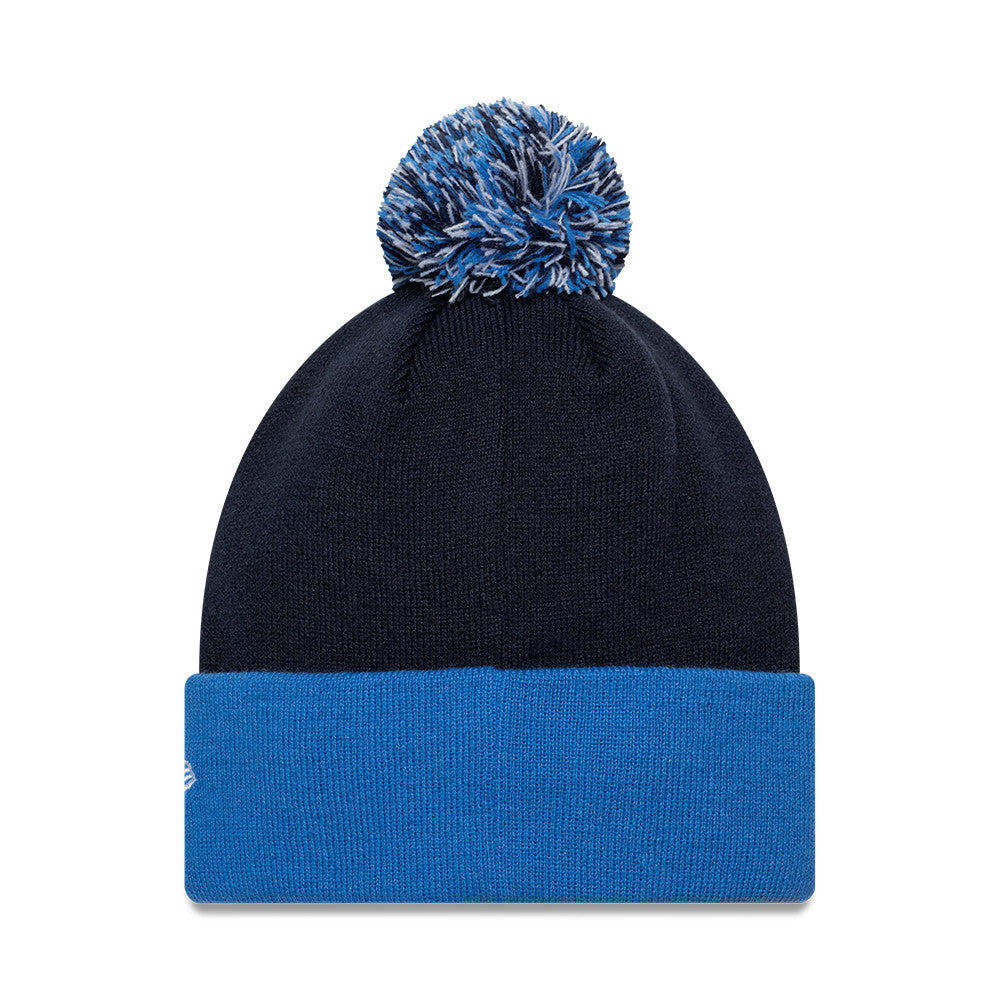 Williams Racing F1 Essential Bobble Knit Beanie Hat Navy