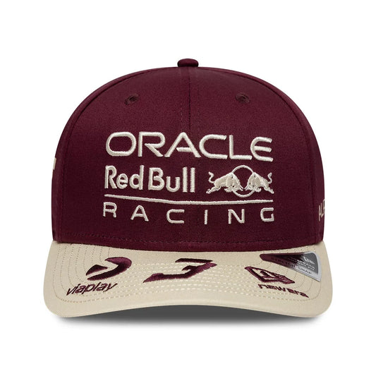 Red Bull Racing 2026 SE Austin US GP Max Verstappen Stretch Snap Adjustable Cap Burgundy