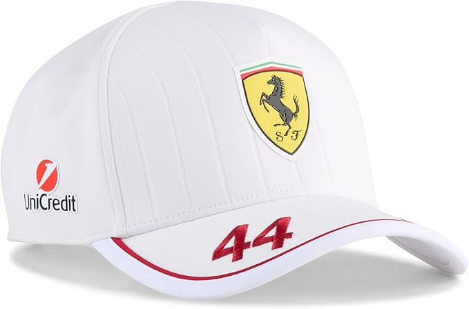 Scuderia Ferrari F1 2025 Lewis Hamilton Team Miami GP Hat White