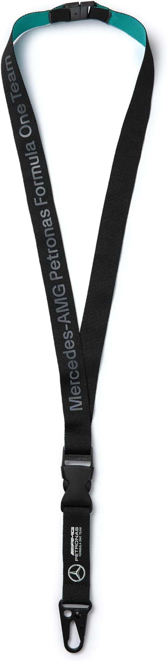 Mercedes AMG Petronas F1 Logo Lanyard Black