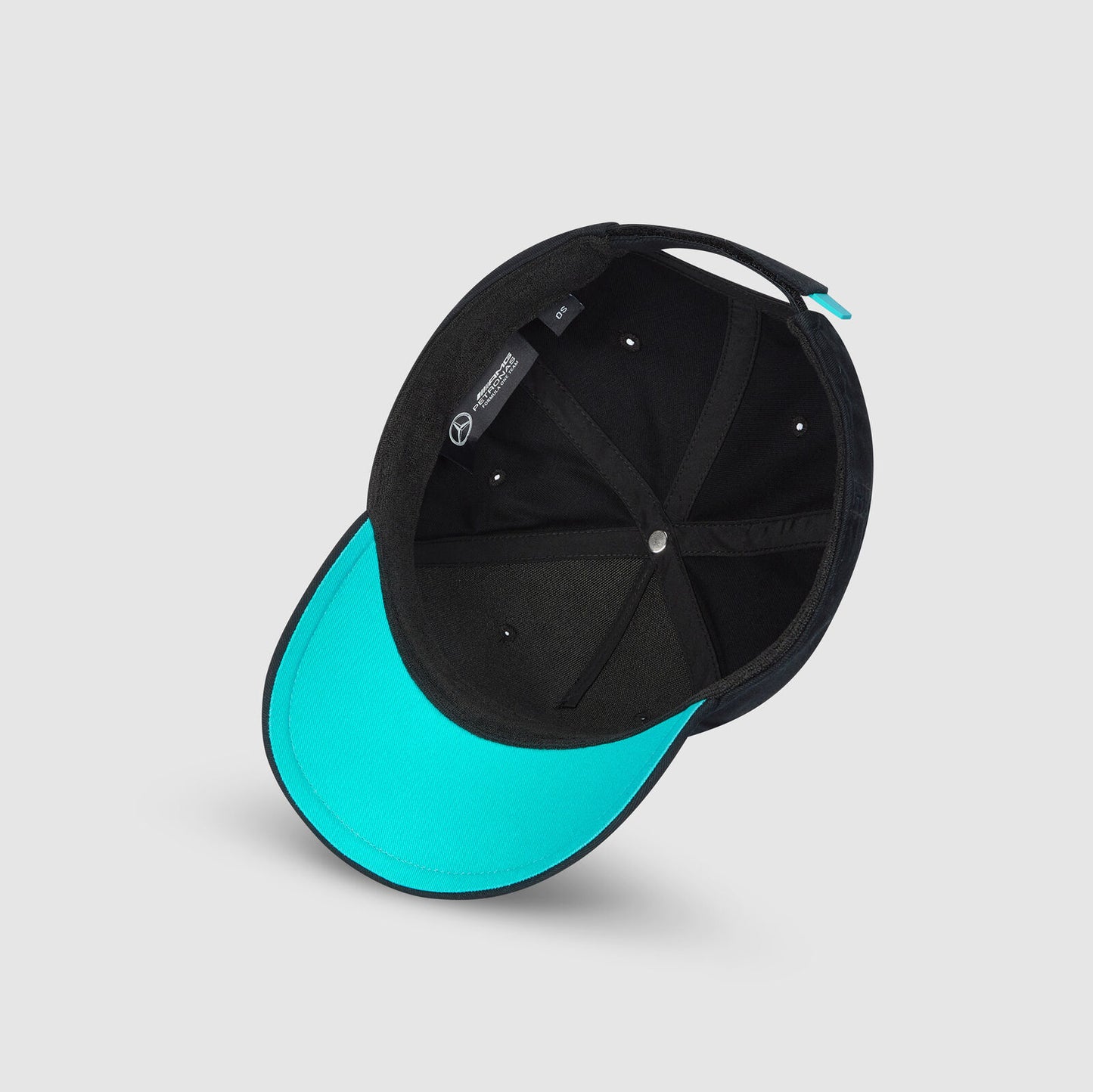 Mercedes AMG Petronas F1 Large Logo Baseball Hat Black