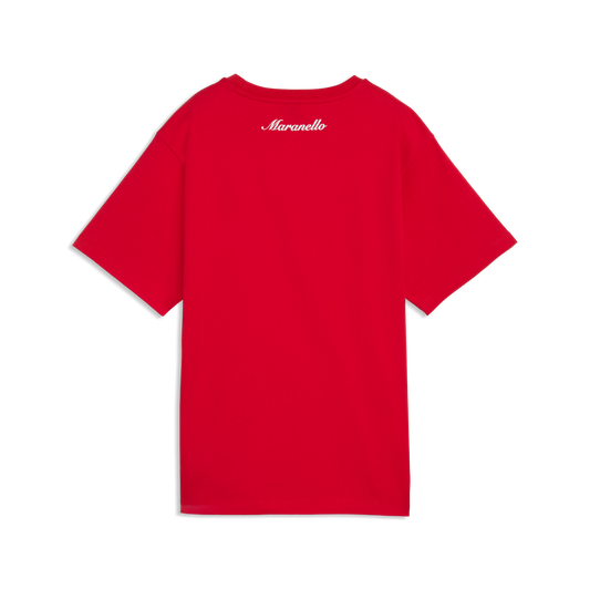 Scuderia Ferrari F1 Women's Small Shield T-Shirt Red