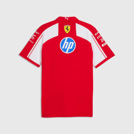 Scuderia Ferrari F1 2026 Team Polo Shirt Red