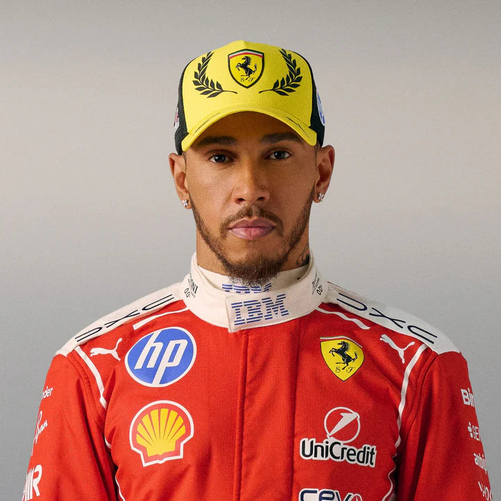Scuderia Ferrari F1 Lewis Hamilton British Silverstone GP 2026 Special Edition Hat Yellow