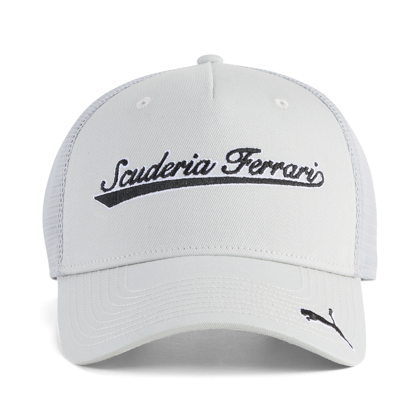 Scuderia Ferrari F1 Race Trucker Hat Light Grey