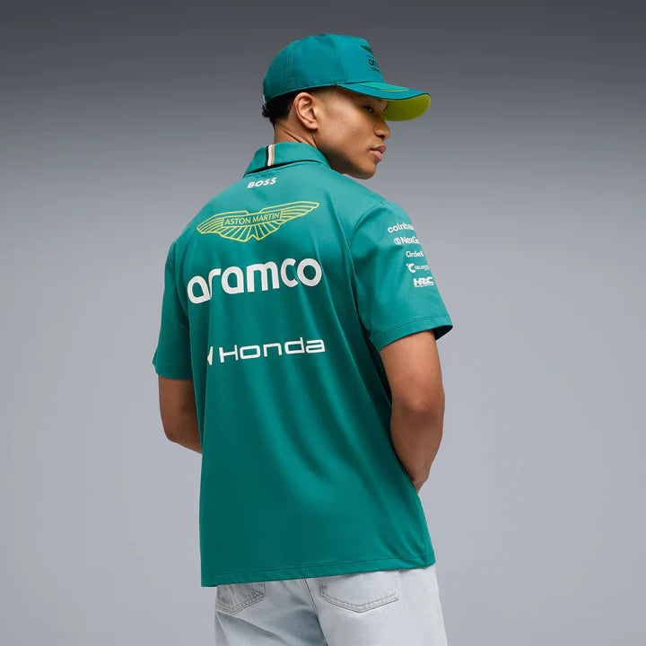 Aston Martin F1 2026 Team Polo Shirt Green