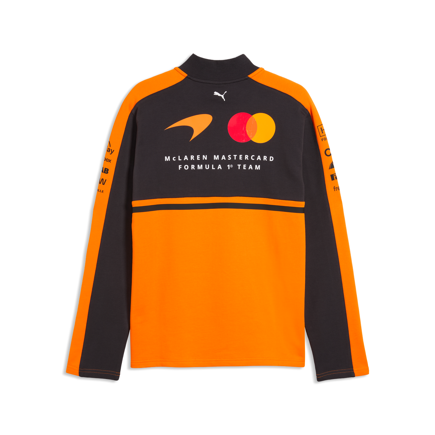 McLaren F1 Men's 2026 Team 1/2 Zip Sweatshirt Orange