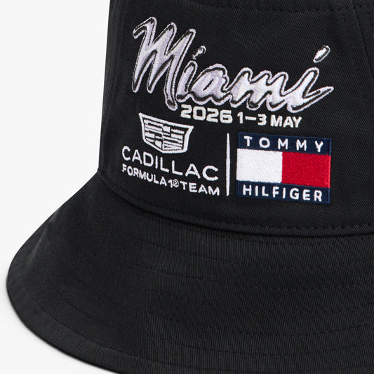 Cadillac F1 Racing 2026 Special Edition Miami GP Bucket Hat Black