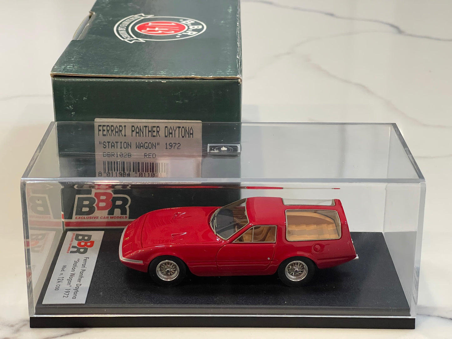 BBR 1/43 Ferrari Panther Daytona Station Wagon 1972 Red BBR102B