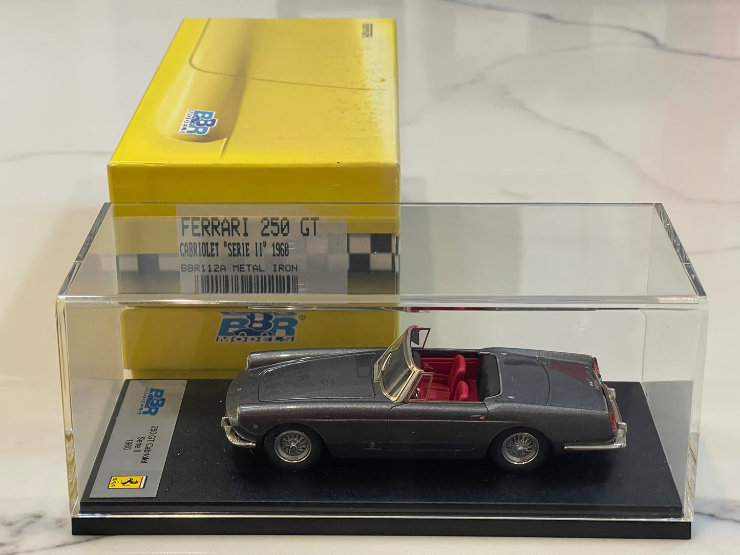 BBR 1/43 Ferrari 250 GT Cabriolet Series II 1960 Metal Iron BBR112A