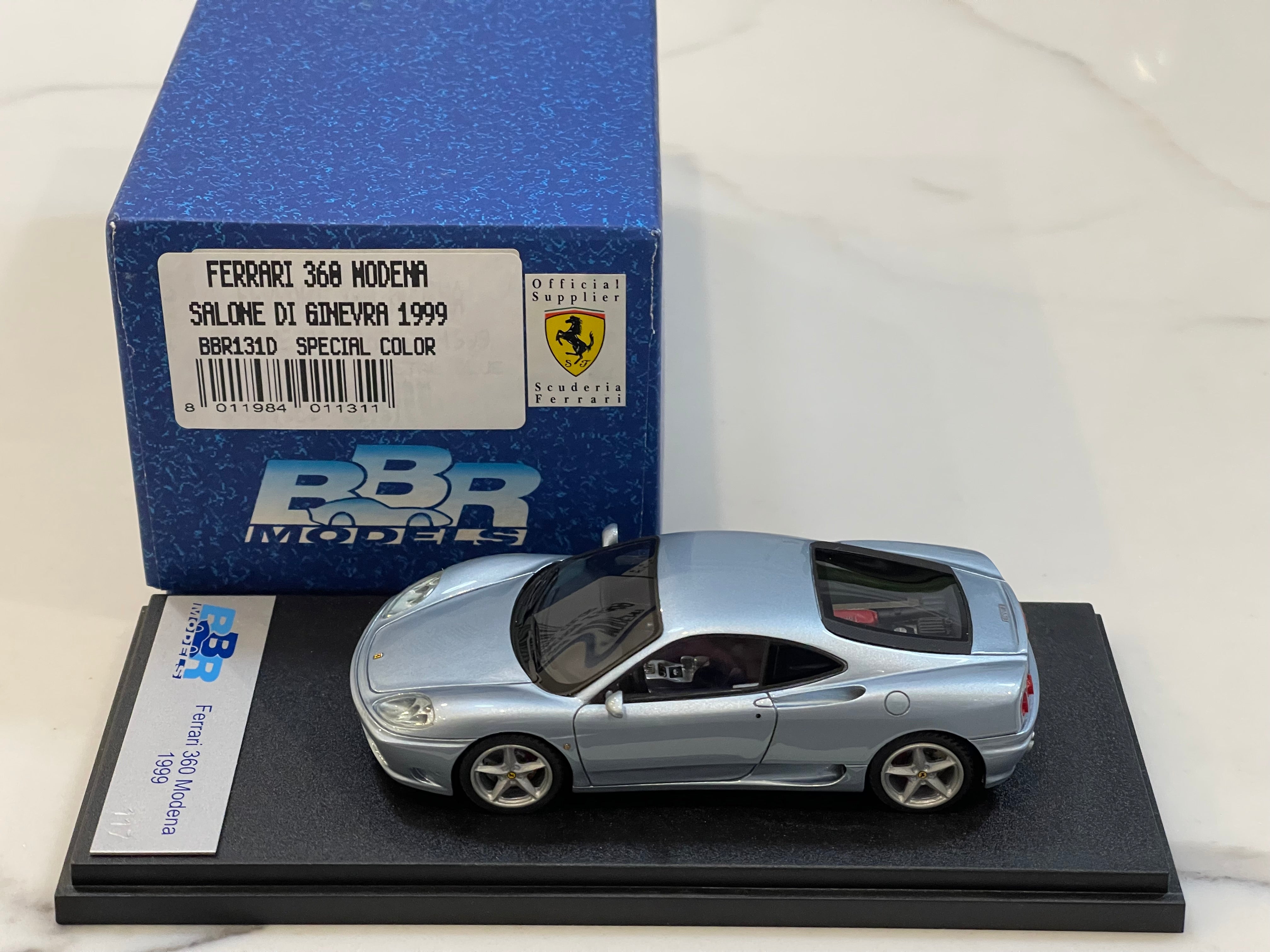 BBR 1/43 Ferrari 360 Modena 1999 Grigio Alloy BBR131D – Paddock 