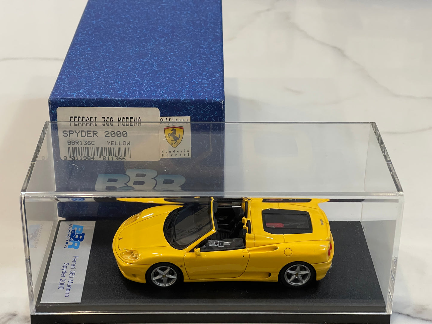 BBR 1/43 Ferrari 360 Spider 2000 Yellow BBR136C