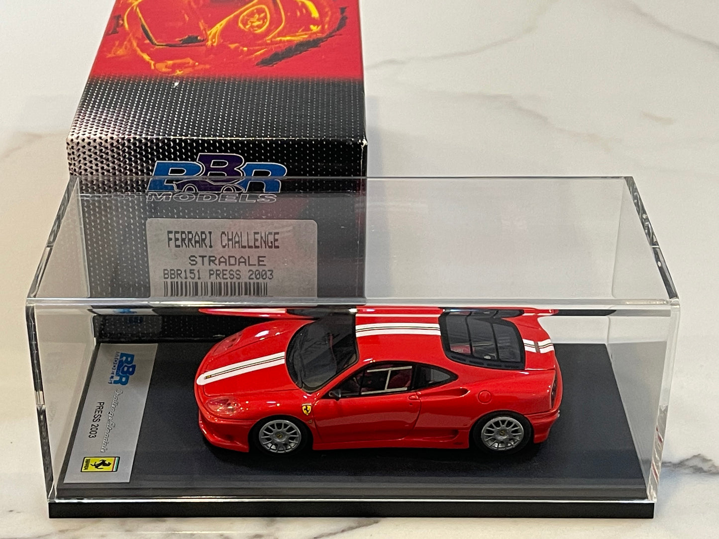BBR 1/43 Ferrari 360 Challenge Stradale 2003 Red BBR151