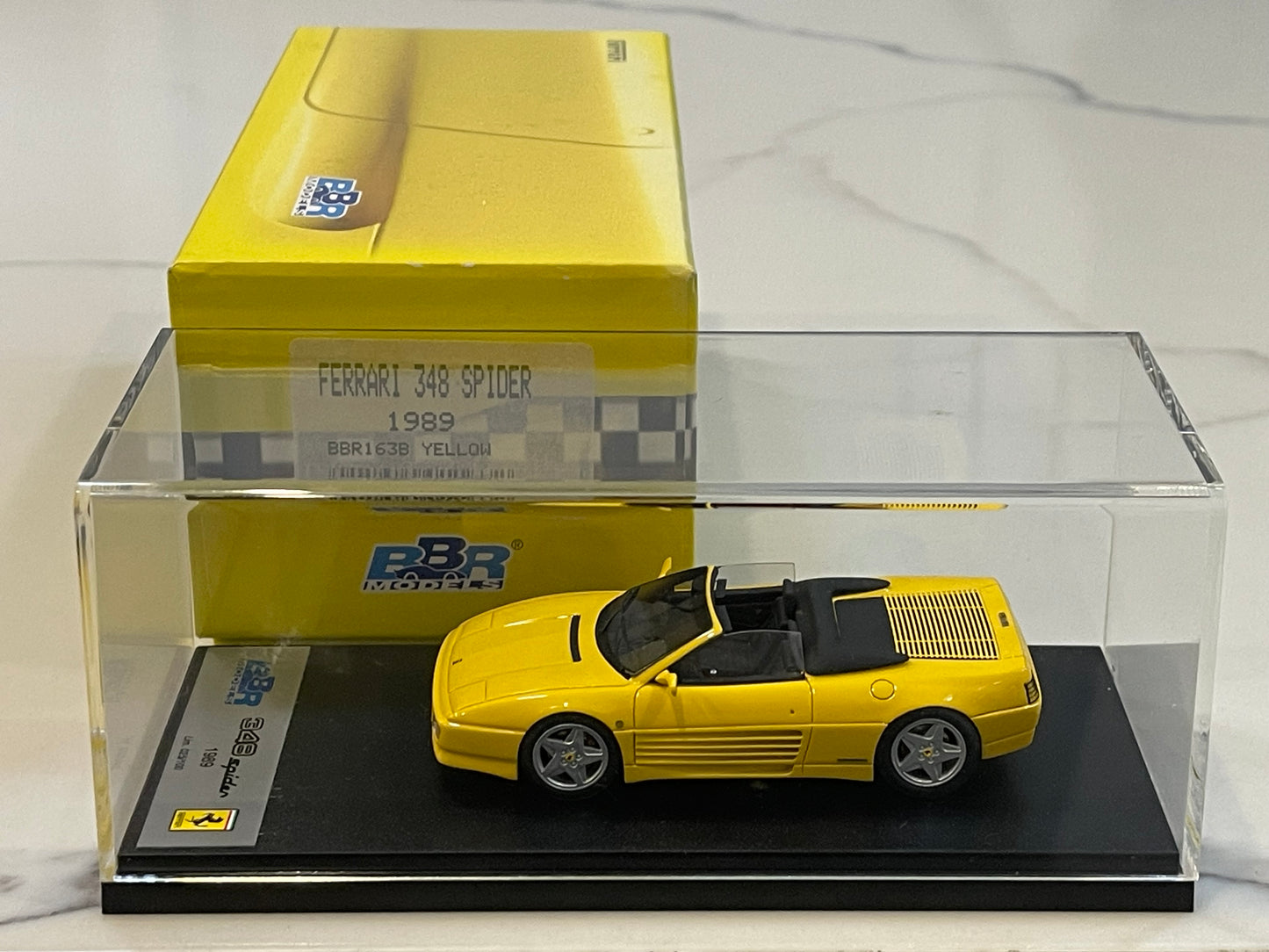 BBR 1/43 Ferrari 348 Spider 1989 Yellow BBR163B