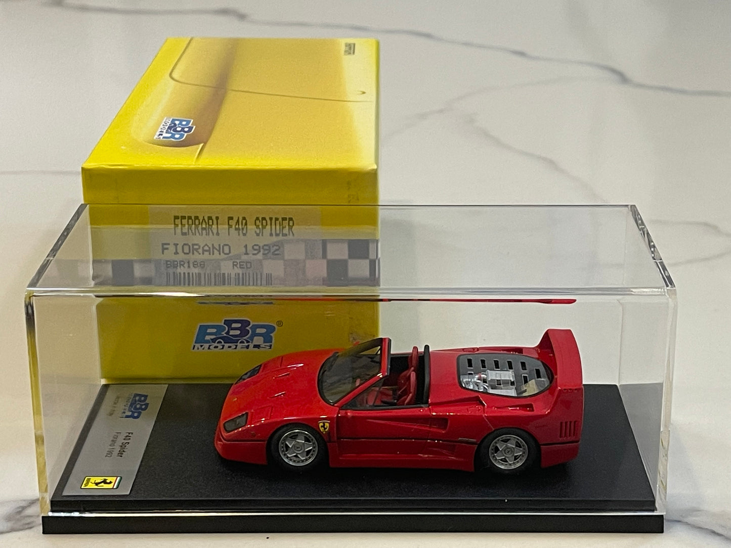 BBR 1/43 Ferrari F40 Spider Fiorano 1992 Red BBR188