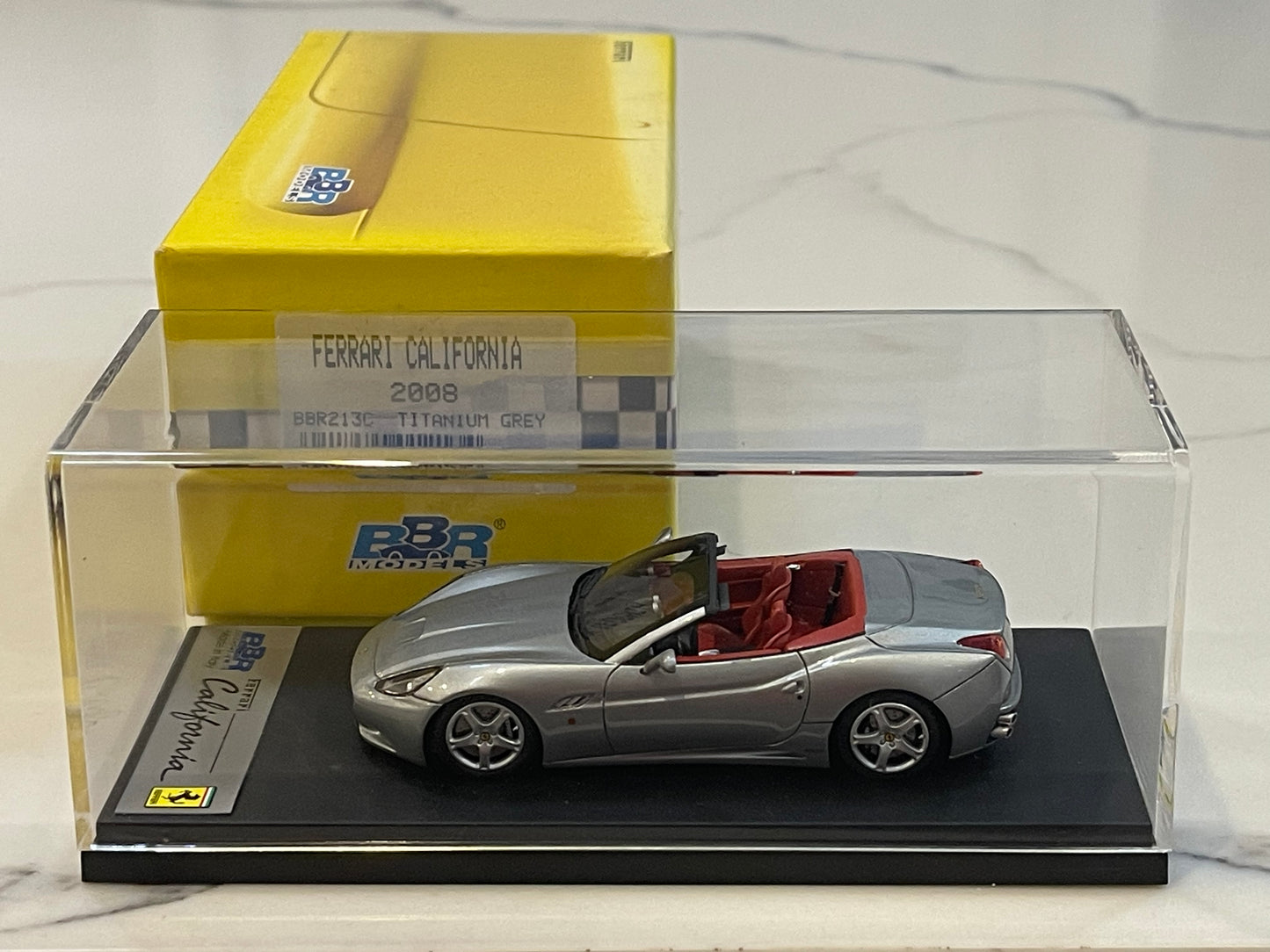 BBR 1/43 Ferrari California 2008 Titanium Grey BBR213C