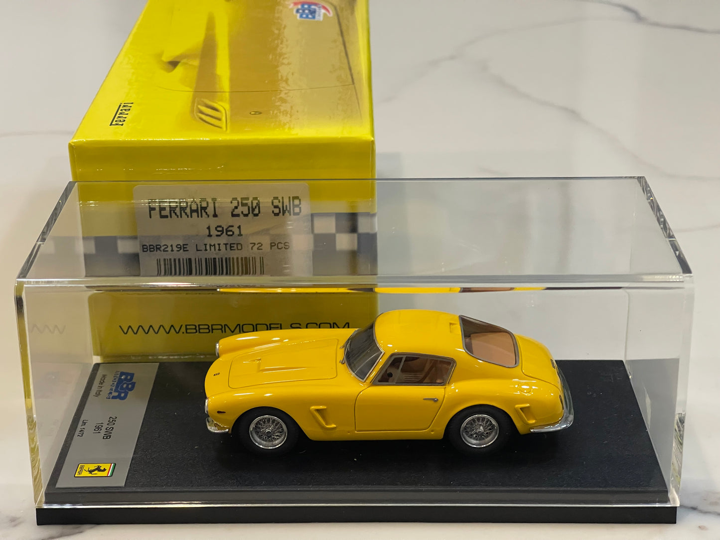 BBR 1/43 Ferrari 250 GT SWB 1961 Yellow BBR219E