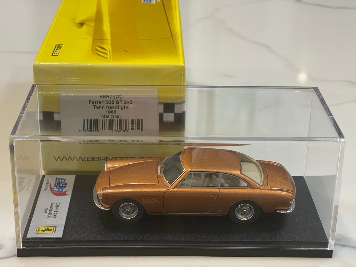 BBR 1/43 Ferrari 330 GT 2+2 1965 Met. Gold BBR257C