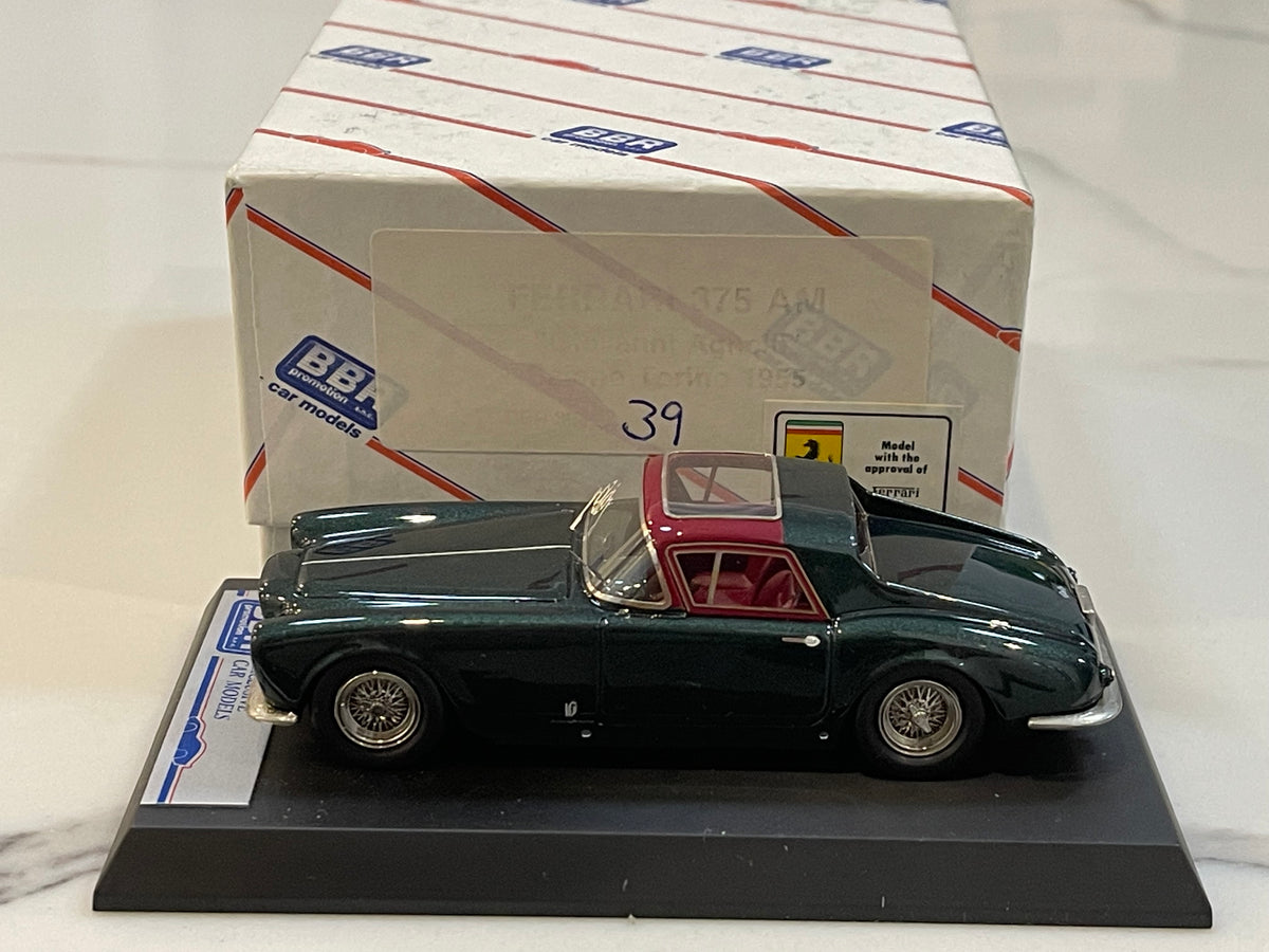 BBR 1/43 Ferrari 375 AM Salone Di Torino G. Agnelli 1955 Dark Green BBR39