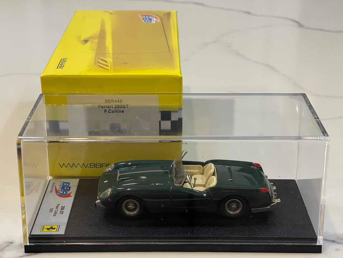 BBR 1/43 Ferrari 250 GT Cabriolet Peter Collins 1957 Green BBR44B