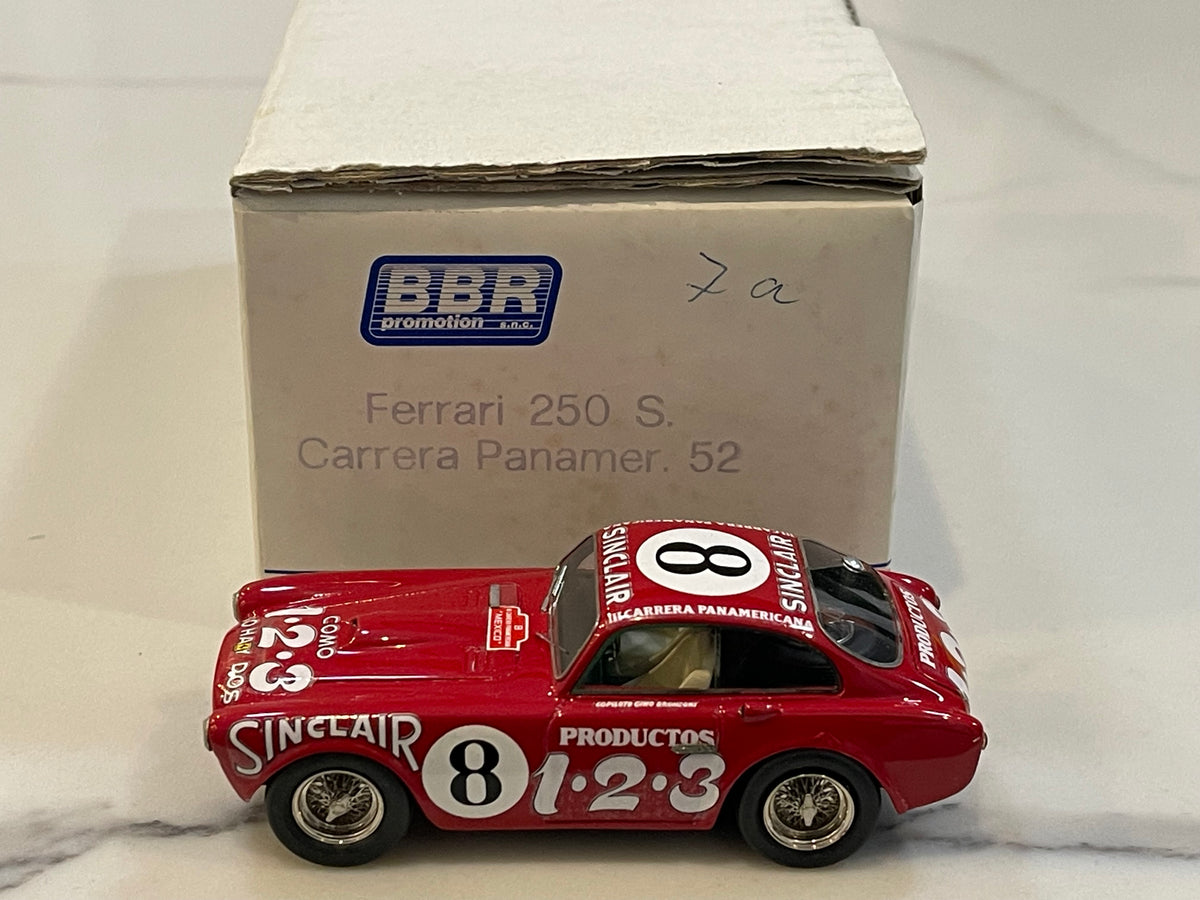 BBR 1/43 Ferrari 250 Sport III Carrera Panamericana 1952 Red No. 8 