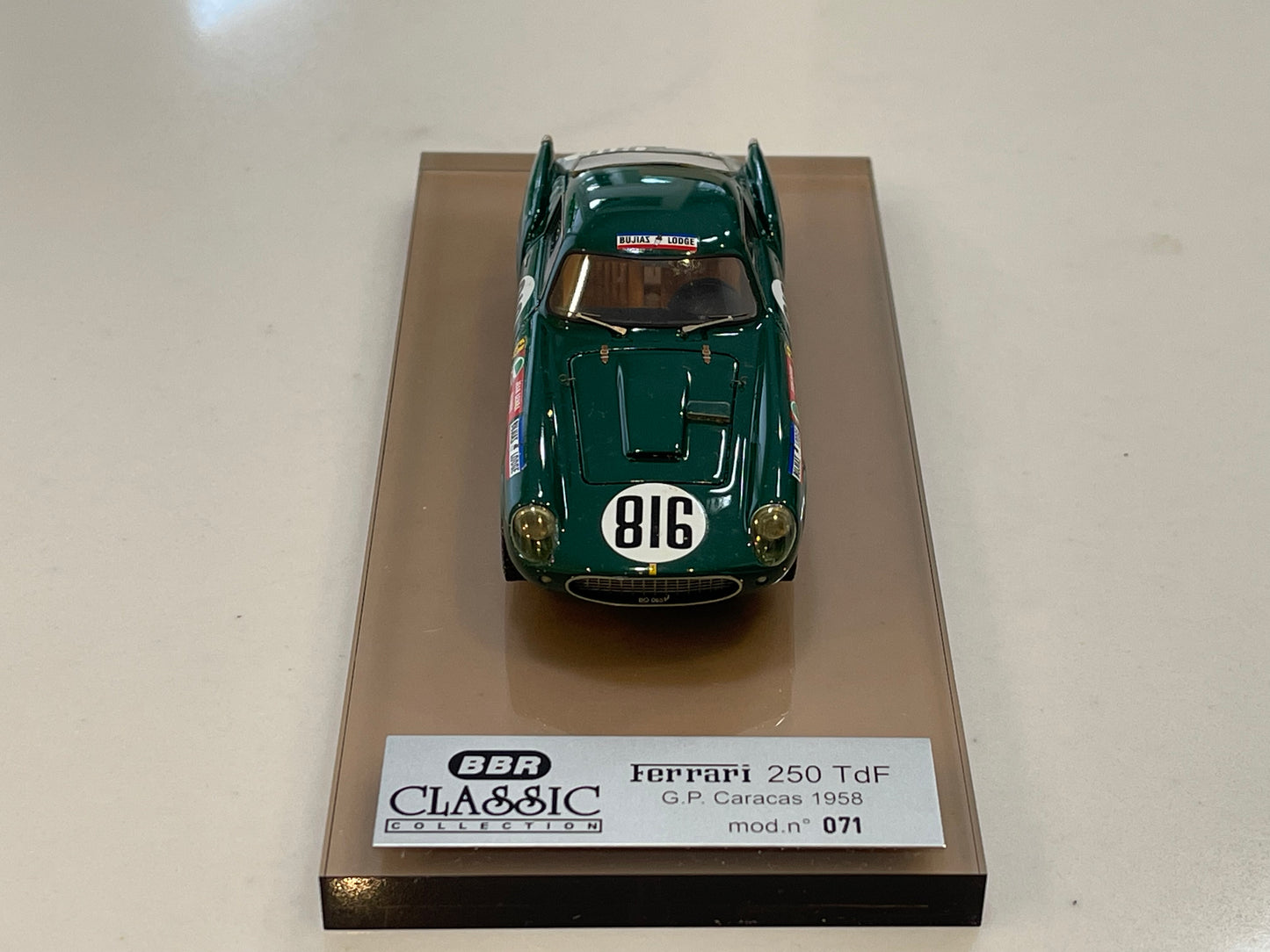 BBR 1/43 Ferrari 250 TDF Caracas GP 1958 Green No. 816 BC41