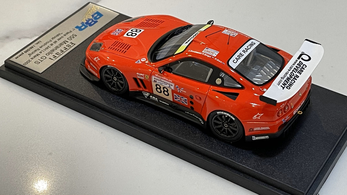 BBR 1/43 Ferrari 550 Maranello GTS 24 Hours Le Mans 2003 Red