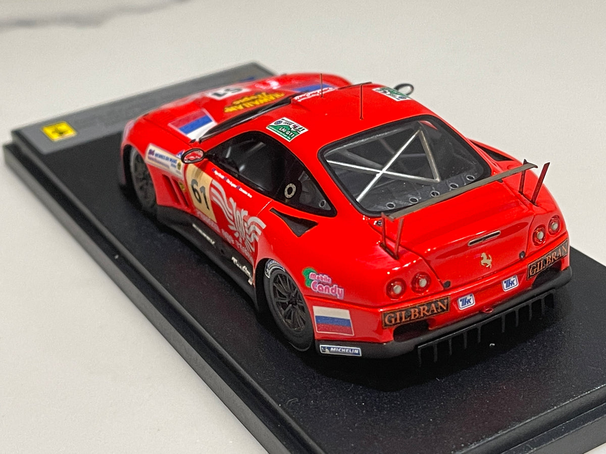 BBR 1/43 Ferrari 550 Maranello 24 Hours Le Mans 2006 Red No. 61 