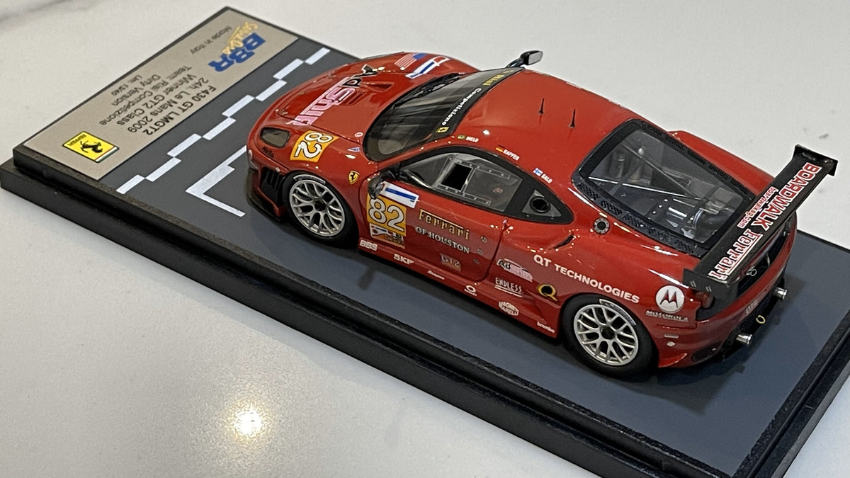 BBR 1/43 Ferrari F430 LMGT2 24 Hours Le Mans 2009 Red No. 82 