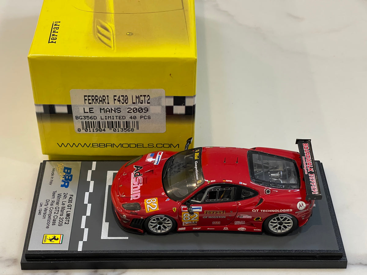 BBR 1/43 Ferrari F430 LMGT2 24 Hours Le Mans 2009 Red No. 82 