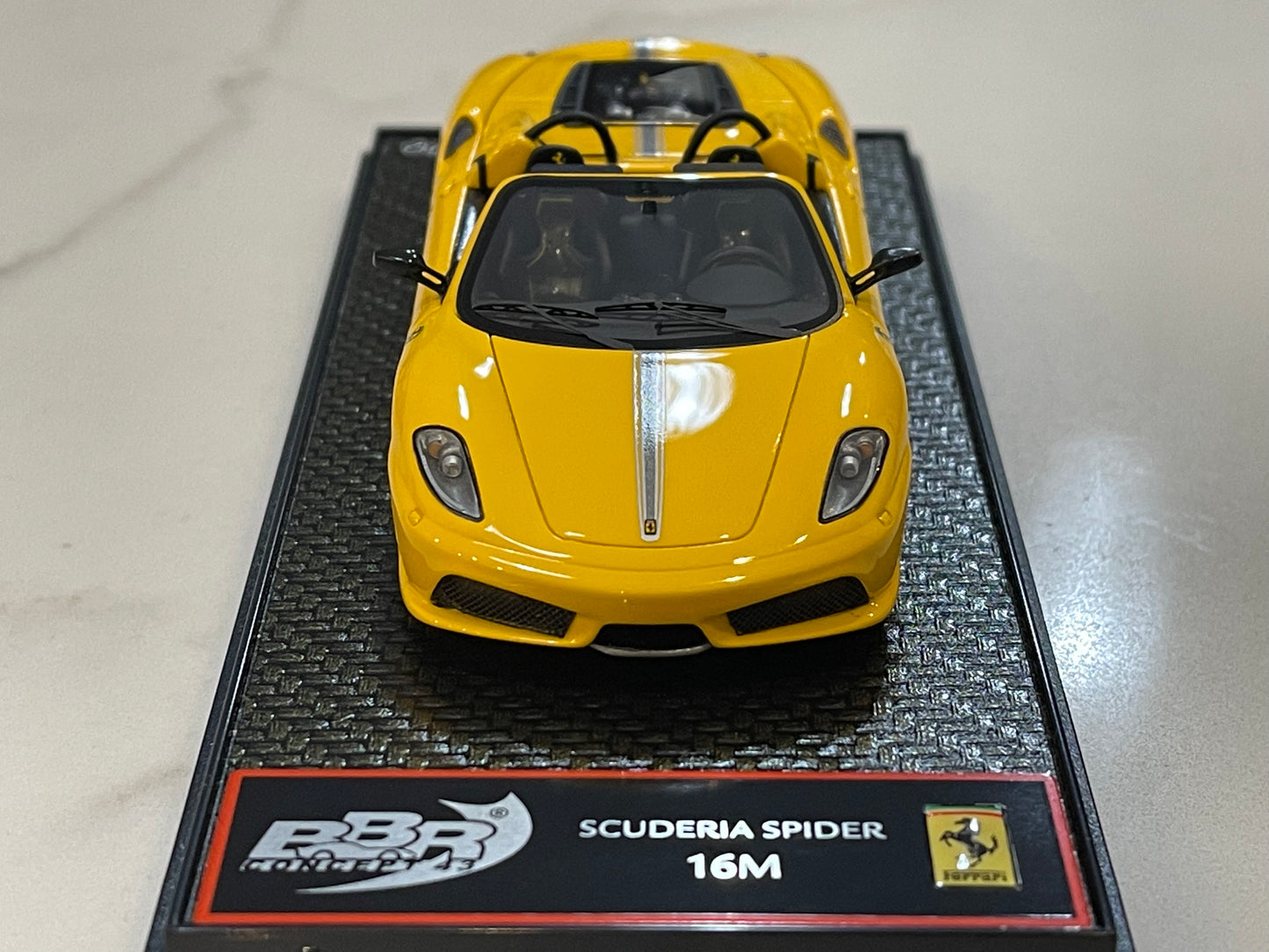BBR 1/43 Ferrari 16M Scuderia Spider 2009 Yellow BBRC01B