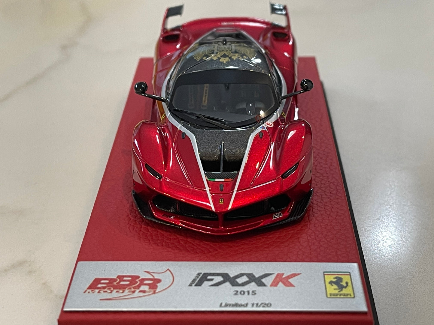 BBR 1/43 Ferrari FXX-K 2015 Rosso Fuoco No. 21 BBRC175EPRE