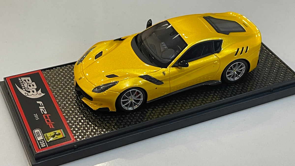 BBR 1/43 Ferrari F12 TDF 2015 Giallo Tristrato BBRC177A