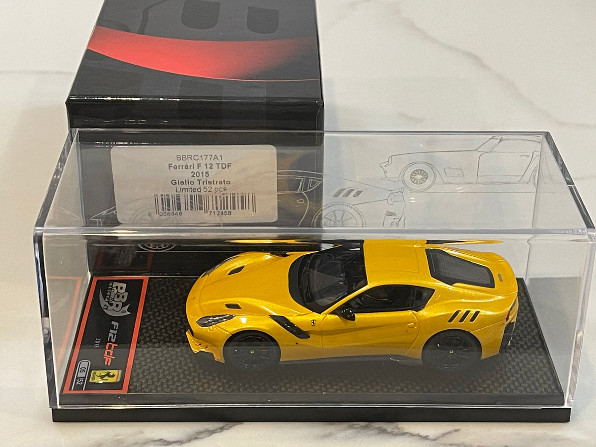 BBR 1/43 Ferrari F12 TDF 2015 Giallo Tristrato BBRC177A1