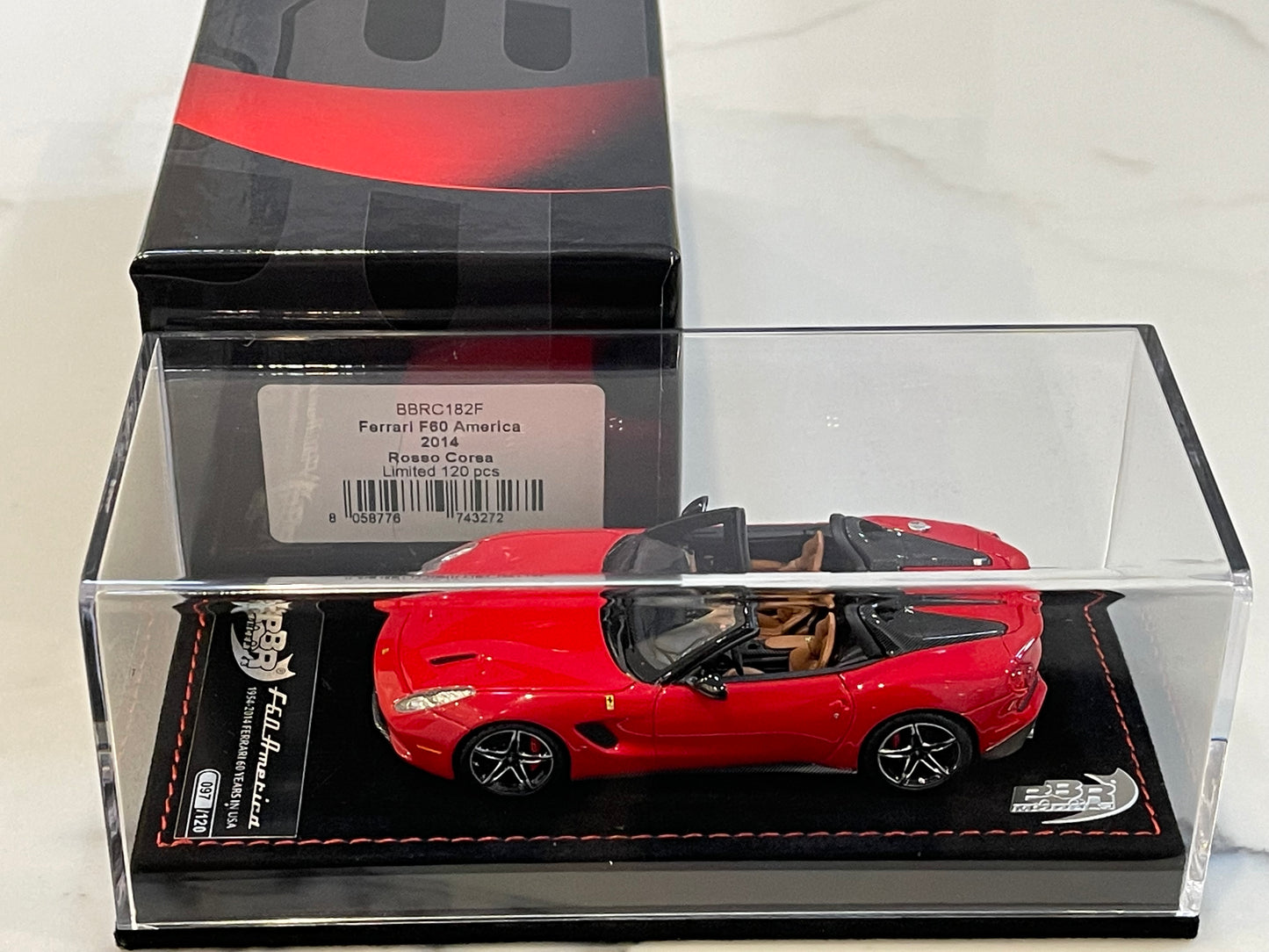 BBR 1/43 Ferrari F60 America 2014 Rosso Corsa BBRC182F