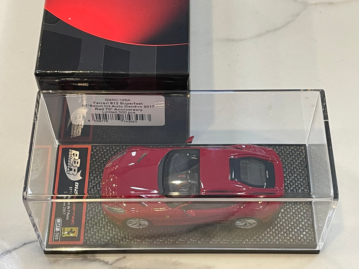 BBR 1/43 Ferrari 812 Superfast 2017 Red 70 Anni BBRC198A