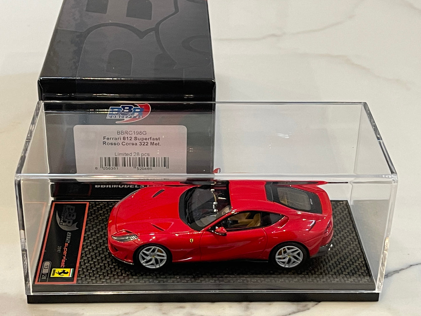 BBR 1/43 Ferrari 812 Superfast 2017 Rosso Corsa BBRC198G