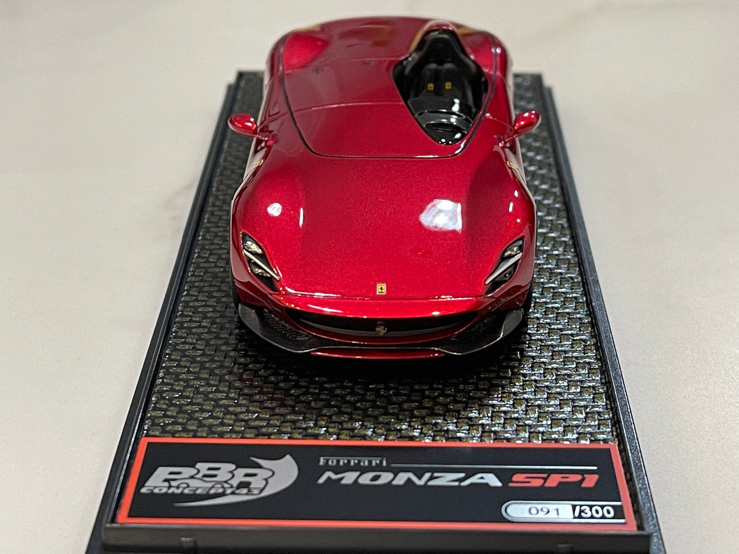 BBR 1/43 Ferrari Monza SP1 2018 Rosso Magna BBRC220B