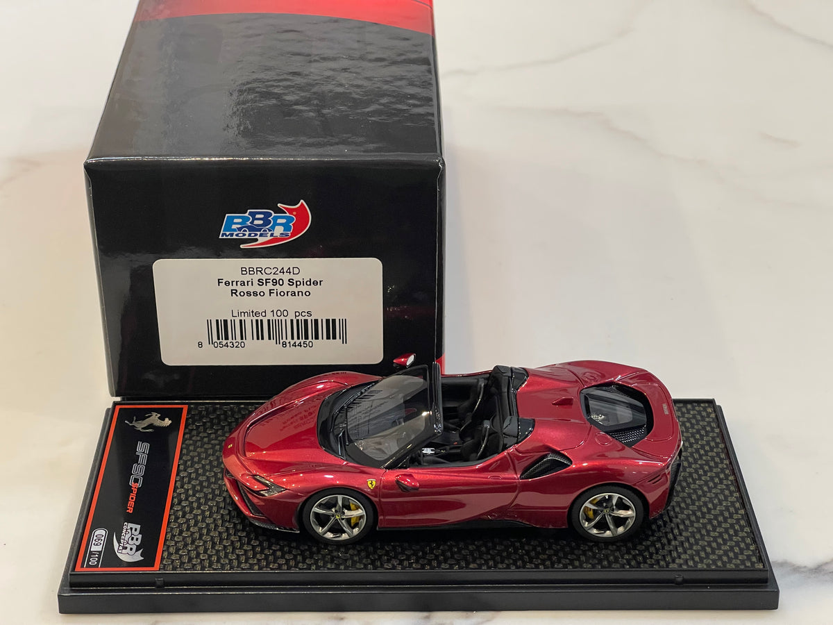 BBR 1/43 Ferrari SF90 Spider 2020 Rosso Fiorano BBRC244D