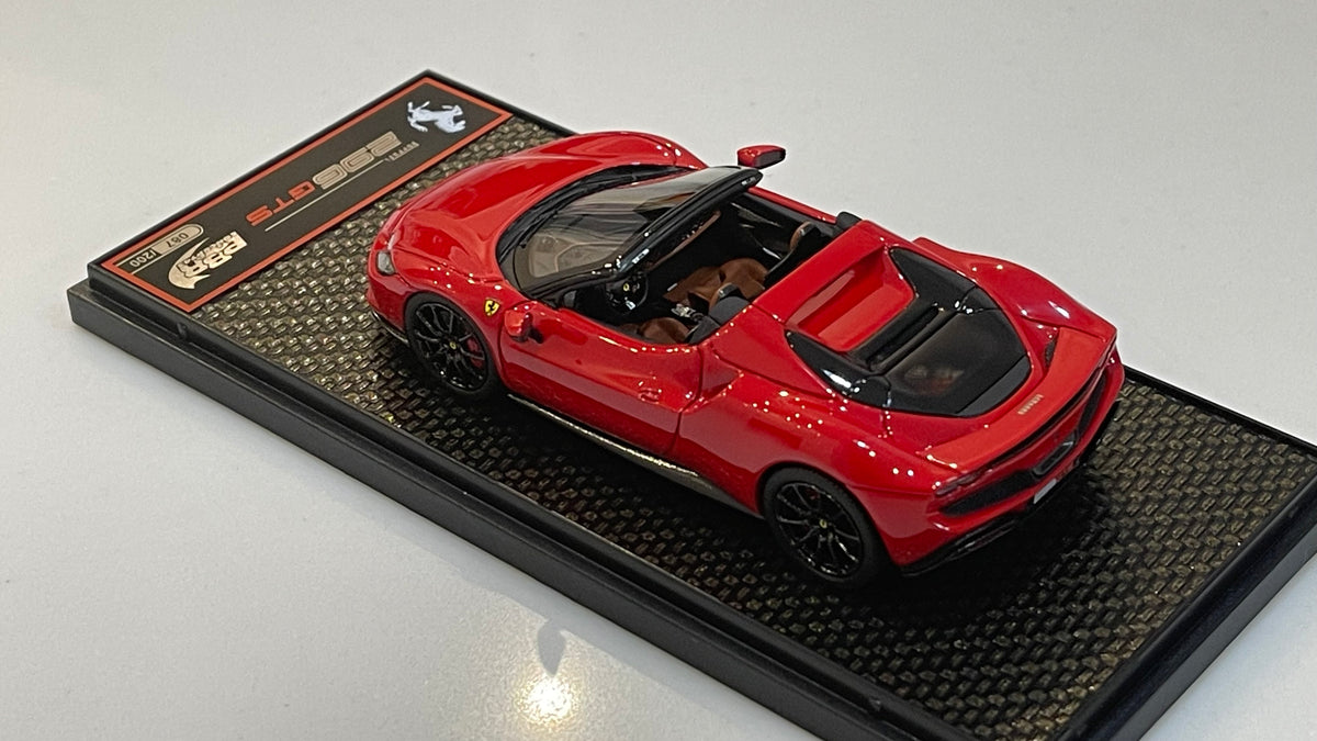 BBR 1/43 Ferrari 296 GTS 2021 Rosso Corsa BBRC268D1 – Paddock 