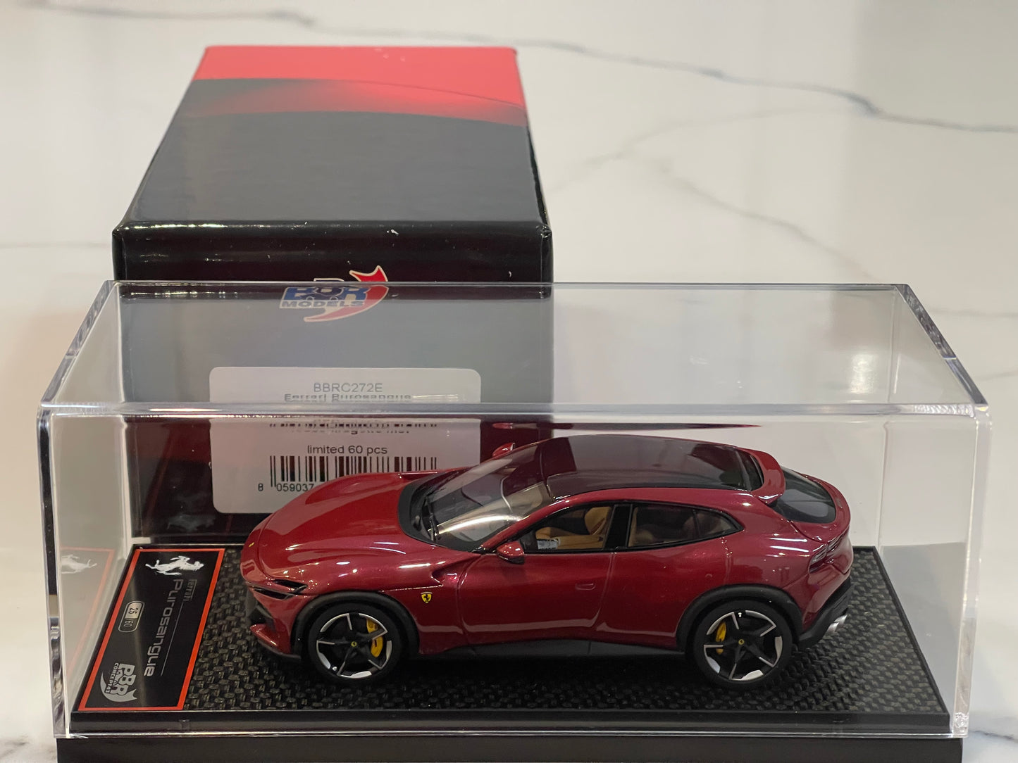 BBR 1/43 Ferrari Purosangue 2024 Rosso Mugello Met. BBRC272E