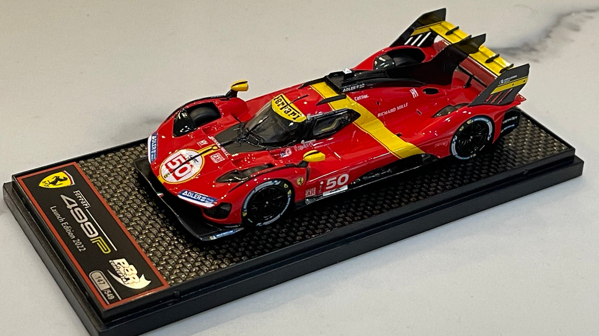 BBR 1/43 Ferrari P499 Hypercar Launch Edition 2022 Red No. 50 BBRC280