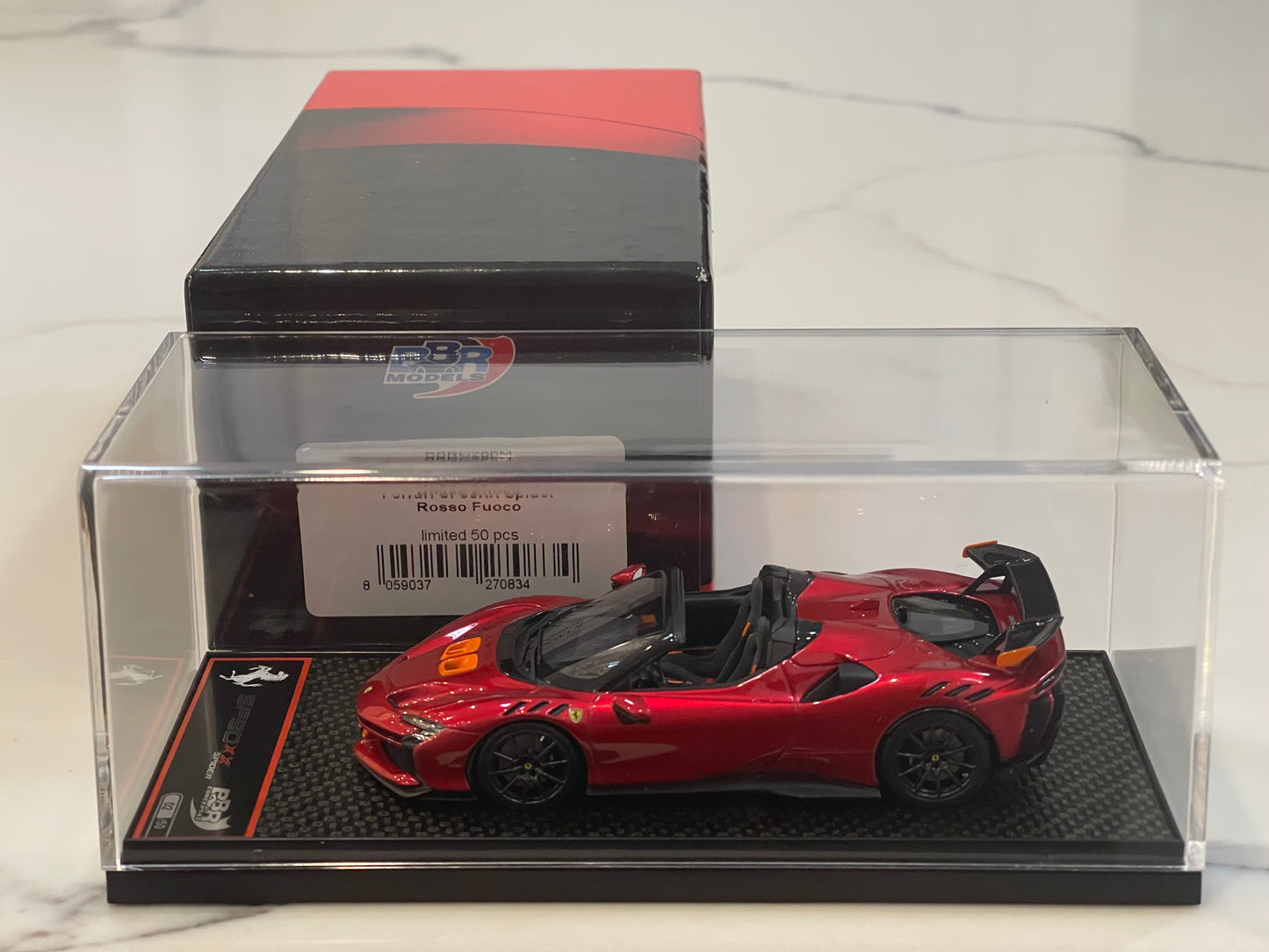 BBR 1/43 Ferrari SF90XX Spider 2024 Rosso Fuoco BBRC286M